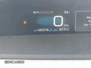 2016 Toyota Prius Two with VIN JTDKBRFUXG3503142, listed as a IAAI auction lot 42027700 with 185,319 mi miles. Bid and sale history available at carsss.com. Image 7.