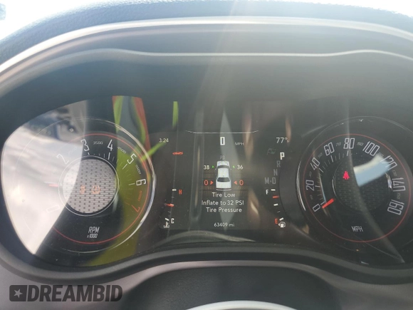 2019 Dodge Challenger SXT z VIN 2C3CDZAG5KH604003, wystawiony jako Copart lot #56694895 z przebiegiem 63 409 mil mil oraz Szkoda całkowita • Salvage title. Historia ofert i sprzedaży dostępna na DreamBid. Obrazek 9.
