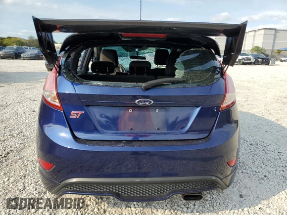 2016 Ford Fiesta ST with VIN 3FADP4GX2GM199668, listed as a Copart auction lot 46224565 with 89,920 mi miles and Salvage Title. Bid and sale history available at carsss.com. Image 6.