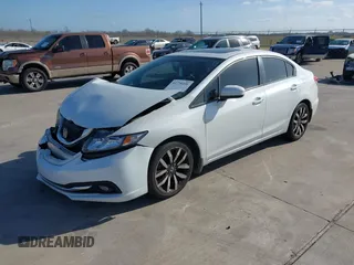 2014 Honda Civic Sedan EX-L with VIN 19XFB2F95EE011158, listed as a IAAI auction lot 41776101 with 1 mi miles. Bid and sale history available at carsss.com. Image 17.