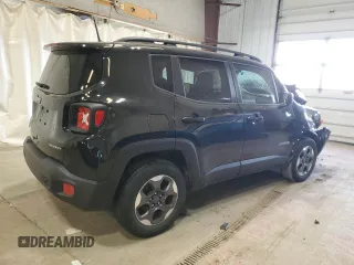 2018 Jeep Renegade Sport with VIN ZACCJBAB5JPG99448, listed as a Copart auction lot 48458525 with 62,331 mi miles and Salvage Title. Bid and sale history available at DreamBid. Image 3.