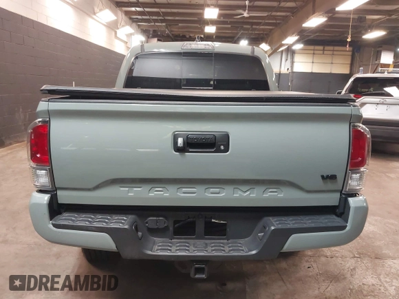 2023 Toyota Tacoma 4WD SR with VIN 3TMCZ5ANXPM607489, listed as a IAAI auction lot 41605018 with 15,229 mi miles. Bid and sale history available at carsss.com. Image 16.