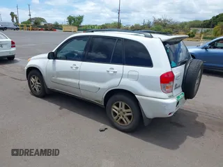 2003 Toyota RAV4 with VIN JTEGH20V830090464, listed as a IAAI auction lot 42249762 with 266,575 mi miles and . Bid and sale history available at DreamBid. Image 3.