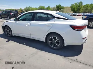 2024 Nissan Sentra SV z VIN 3N1AB8CV3RY224745, wystawiony jako Copart lot #57829955 z przebiegiem 25 449 mil mil oraz Szkoda całkowita • Salvage title. Historia ofert i sprzedaży dostępna na DreamBid. Obrazek 2.