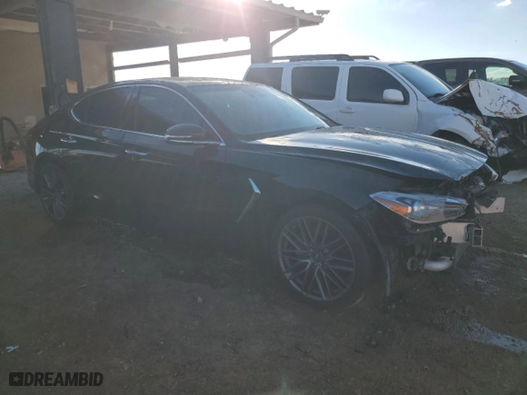 2019 Genesis G70 2.0T Advanced with VIN KMTG34LA1KU020708, listed as a Copart auction lot 81196544 with 120,635 mi miles and Salvage Title. Bid and sale history available at carsss.com. Image 4.