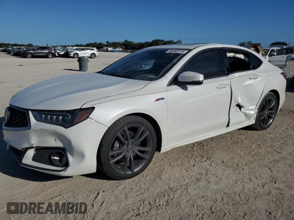 2019 Acura TLX w/A-Spec Pkg z VIN 19UUB1F65KA005478, wystawiony jako Copart lot #48292375 z przebiegiem 84 479 mil mil oraz Nie do naprawy • Non repairable. Historia ofert i sprzedaży dostępna na DreamBid. Obrazek 1.