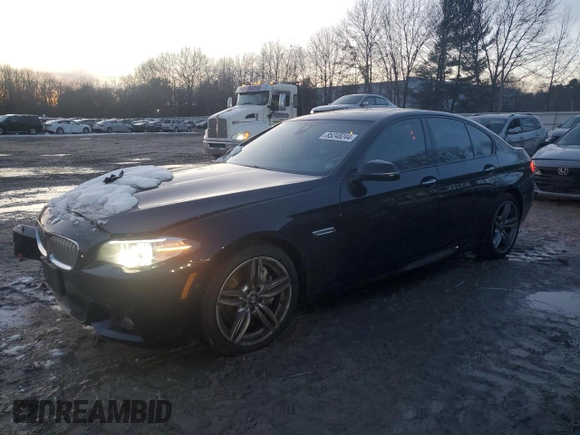 2016 BMW 5 Series 550i xDrive with VIN WBAKP9C52GD981190, listed as a Copart auction lot 85248244 with 90,962 mi miles and Salvage title. Bid and sale history available at DreamBid. Image 1.