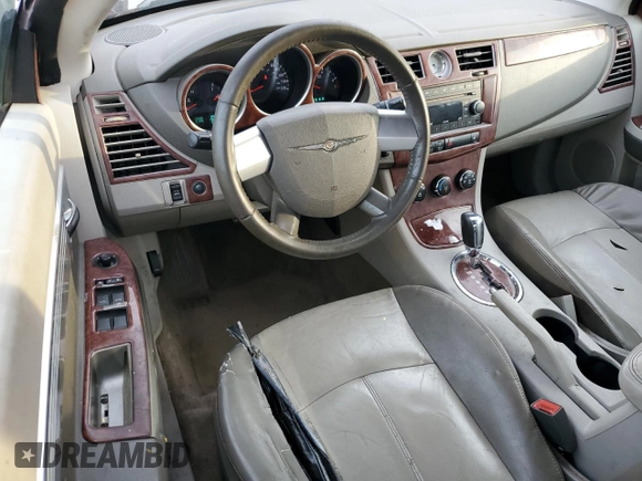 2010 Chrysler Sebring Touring with VIN 1C3BC5ED4AN105044, listed as a Copart auction lot 80578094 with 124,122 mi miles and Salvage Title. Bid and sale history available at carsss.com. Image 8.