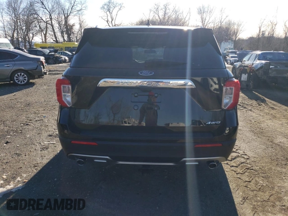 2021 Ford Explorer Limited with VIN 1FM5K8FW7MNA11379, listed as a Copart auction lot 51125115 with 48,455 mi miles and Salvage Title. Bid and sale history available at carsss.com. Image 6.
