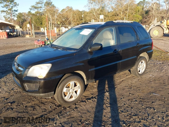 2009 Kia Sportage LX with VIN KNDJE723397585036, listed as a IAAI auction lot 41331868 with 208,268 mi miles and . Bid and sale history available at carsss.com. Image 2.