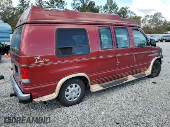 1999 Ford Econoline Cargo with VIN 1FDRE14W5XHB72755, listed as a Copart auction lot 78891634 with 136,376 mi miles and Salvage Title. Bid and sale history available at carsss.com. Image 3.