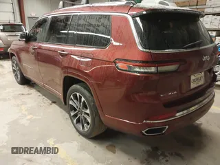 2021 Jeep Grand Cherokee Overland with VIN 1C4RJKDGXM8149126, listed as a IAAI auction lot 41946409 with 41,698 mi miles and . Bid and sale history available at DreamBid. Image 3.