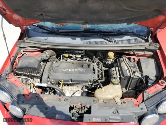 2013 Chevrolet Sonic LT with VIN 1G1JC6SH8D4196861, listed as a Copart auction lot 47163945 with 122,461 mi miles and Salvage Title. Bid and sale history available at carsss.com. Image 13.