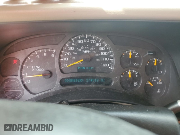 2004 GMC Yukon SLE with VIN 1GKEC13V04R248393, listed as a Copart auction lot 79995854 with 274,918 mi miles and Salvage Title. Bid and sale history available at carsss.com. Image 9.