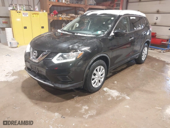 2016 Nissan Rogue S with VIN JN8AT2MV1GW136307, listed as a IAAI auction lot 41565866 with 66,488 mi miles. Bid and sale history available at carsss.com. Image 17.