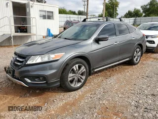 2013 Honda Crosstour EX-L with VIN 5J6TF2H54DL000301, listed as a Copart auction lot 69666784 with 140,741 mi miles and Salvage Title. Bid and sale history available at carsss.com. Image 1.