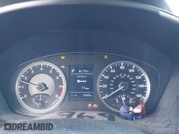 2019 Hyundai Santa Fe SE z VIN 5NMS23AD8KH096209, wystawiony jako IAAI lot #42235035 z przebiegiem 76 543 mil mil oraz . Historia ofert i sprzedaży dostępna na DreamBid. Obrazek 7.