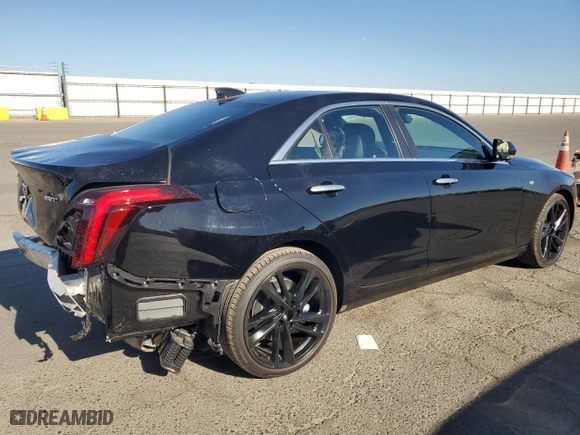 2024 Cadillac CT4 Luxury with VIN 1G6DJ5RK5R0129447, listed as a Copart auction lot 67519304 with 793 mi miles and Salvage Title. Bid and sale history available at carsss.com. Image 3.