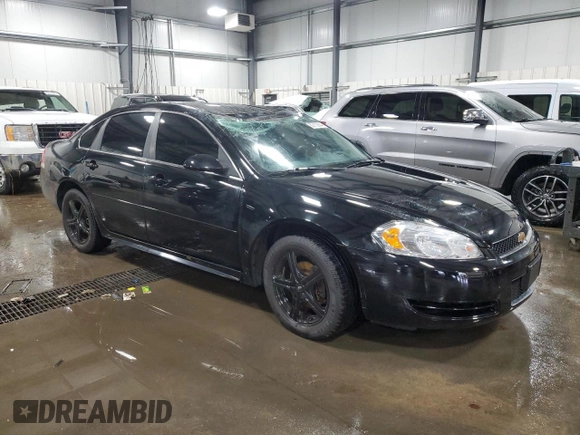 2014 Chevrolet Impala LT with VIN 2G1WB5E3XE1105184, listed as a Copart auction lot 82112844 with 289,783 mi miles and Salvage Title. Bid and sale history available at DreamBid. Image 4.