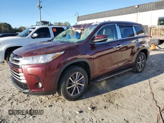 2018 Toyota Highlander SE z VIN 5TDKZRFH9JS238704, wystawiony jako Copart lot #74180764 z przebiegiem 96 037 mil mil oraz Szkoda całkowita • Salvage title. Historia ofert i sprzedaży dostępna na DreamBid. Obrazek 1.