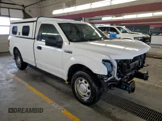 2018 Ford F-150 XL with VIN 1FTMF1CB3JKE19324, listed as a Copart auction lot 60817995 with Not provided miles and Salvage title. Bid and sale history available at DreamBid. Image 4.
