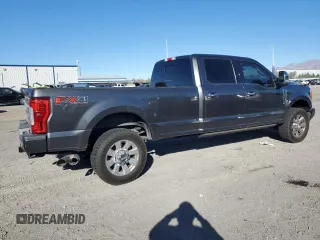 2017 Ford F-350 Platinum with VIN 1FT8W3BT2HEF16434, listed as a Copart auction lot 47240165 with 99,219 mi miles and Salvage Title. Bid and sale history available at DreamBid. Image 3.