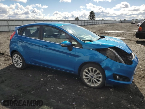 2017 Ford Fiesta Titanium with VIN 3FADP4FJ8HM139067, listed as a Copart auction lot 49733415 with 59,770 mi miles and Salvage Title. Bid and sale history available at DreamBid. Image 4.