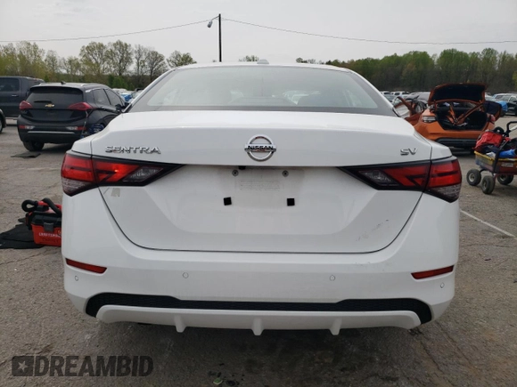 2021 Nissan Sentra SV with VIN 3N1AB8CV3MY274098, listed as a Copart auction lot 53287935 with 65,284 mi miles and Salvage title. Bid and sale history available at DreamBid. Image 6.