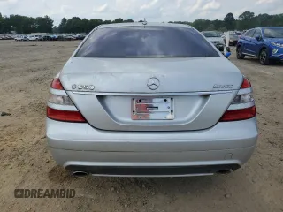 2007 Mercedes-Benz S 550 with VIN WDDNG86X27A107226, listed as a Copart auction lot 59608525 with Not provided miles and Clean title. Bid and sale history available at DreamBid. Image 6.