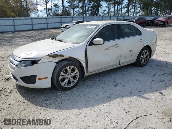 2012 Ford Fusion SE with VIN 3FAHP0HA3CR215927, listed as a Copart auction lot 50864085 with 158,089 mi miles and Salvage Title. Bid and sale history available at carsss.com. Image 1.