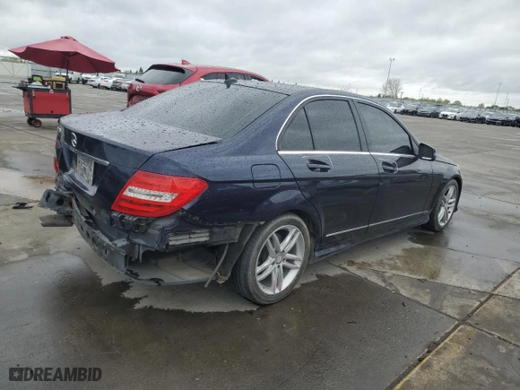 2012 Mercedes-Benz C-Class C 250 Sport with VIN WDDGF4HB7CA654962, listed as a Copart auction lot 51278855 with 182,526 mi miles and Salvage Title. Bid and sale history available at carsss.com. Image 3.