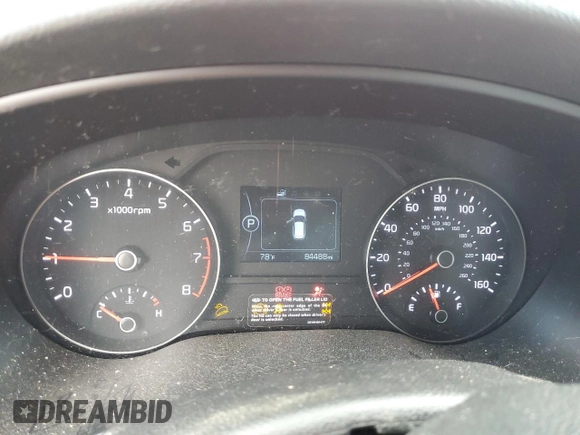 2017 Kia Sportage LX with VIN KNDPMCAC3H7188559, listed as a Copart auction lot 54020655 with 84,488 mi miles and Salvage Title. Bid and sale history available at DreamBid. Image 9.