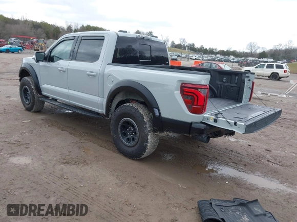 2024 Ford F-150 Raptor with VIN 1FTFW1RG1RFB44939, listed as a IAAI auction lot 41579404 with 3,597 mi miles and . Bid and sale history available at DreamBid. Image 3.