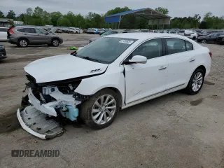 2015 Buick LaCrosse Leather with VIN 1G4GB5G32FF119921, listed as a Copart auction lot 51456605 with 45,925 mi miles and Salvage title. Bid and sale history available at DreamBid. Image 1.