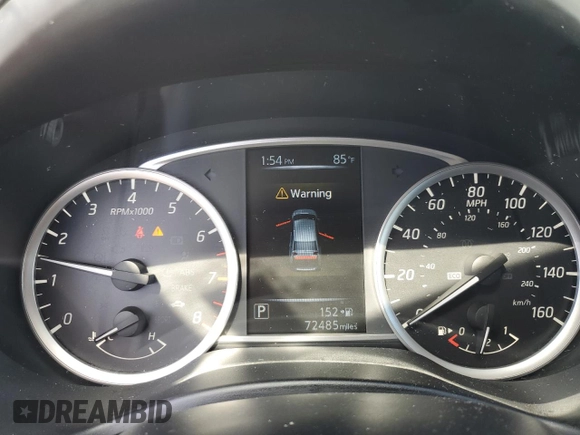 2017 Nissan Sentra SV with VIN 3N1AB7AP3HL719957, listed as a Copart auction lot 44334935 with 72,485 mi miles and Salvage Title. Bid and sale history available at carsss.com. Image 9.