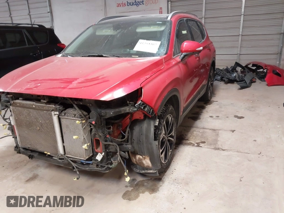 2020 Hyundai Santa Fe Limited with VIN 5NMS53AA8LH200485, listed as a IAAI auction lot 41593387 with 113,200 mi miles and . Bid and sale history available at DreamBid. Image 18.