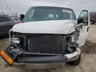 2012 GMC Savana Cargo Van with VIN 1GTS7AFX0C1119955, listed as a Copart auction lot 84835764 with 0 mi miles and Salvage Title. Bid and sale history available at carsss.com. Image 12.