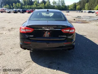 2018 Maserati Quattroporte S Q4 GranSport with VIN ZAM56YRS5J1281176, listed as a Copart auction lot 52603454 with 46,712 mi miles. Bid and sale history available at carsss.com. Image 6.