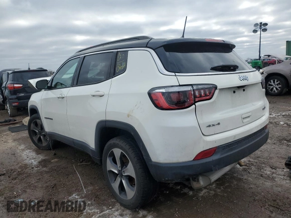 2019 Jeep Compass Latitude with VIN 3C4NJDBB2KT600968, listed as a Copart auction lot 85966874 with Not provided miles and Salvage title. Bid and sale history available at DreamBid. Image 2.