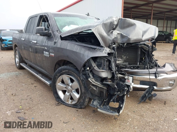 2016 Ram 1500 Lone Star with VIN 3C6RR6LT7GG295570, listed as a IAAI auction lot 41186617 with 95,017 mi miles. Bid and sale history available at carsss.com. Image 1.