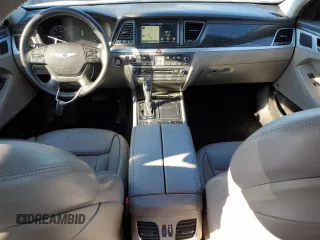 2015 Hyundai Genesis 3.8L with VIN KMHGN4JE2FU100373, listed as a Copart auction lot 50144325 with 89,547 mi miles and Salvage Title. Bid and sale history available at carsss.com. Image 8.