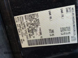 2015 Nissan Altima SV with VIN 1N4AL3AP8FC591586, listed as a IAAI auction lot 42083818 with 60,128 mi miles and . Bid and sale history available at carsss.com. Image 9.