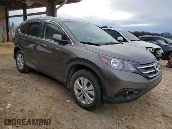 2014 Honda CR-V EX-L with VIN 2HKRM3H76EH562834, listed as a Copart auction lot 44588415 with 140,852 mi miles and Salvage Title. Bid and sale history available at DreamBid. Image 4.