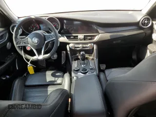 2019 Alfa Romeo Giulia Ti Sport with VIN ZARFAMBN6K7603610, listed as a Copart auction lot 74550354 with 46,722 mi miles and Salvage Title. Bid and sale history available at carsss.com. Image 8.