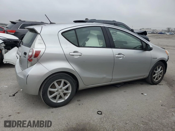 2014 Toyota Prius One with VIN JTDKDTB39E1560574, listed as a Copart auction lot 50197805 with 226,119 mi miles and Salvage Title. Bid and sale history available at DreamBid. Image 3.