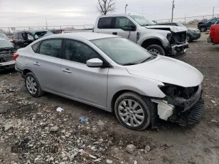 2017 Nissan Sentra SV with VIN 3N1AB7AP1HL643025, listed as a Copart auction lot 51270135 with 160,373 mi miles and Non Repairable. Bid and sale history available at carsss.com. Image 4.