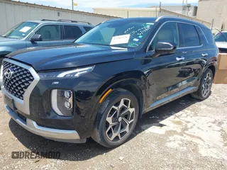 2021 Hyundai Palisade Calligraphy z VIN KM8R7DHE8MU278889, wystawiony jako IAAI lot #42284376 z przebiegiem 88 383 mil mil oraz . Historia ofert i sprzedaży dostępna na DreamBid. Obrazek 2.