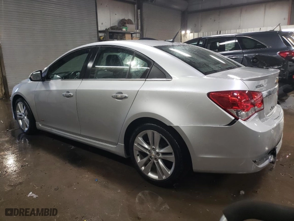 2013 Chevrolet Cruze LTZ with VIN 1G1PG5SBXD7293207, listed as a Copart auction lot 46089815 with 138,323 mi miles and Salvage Title. Bid and sale history available at carsss.com. Image 2.
