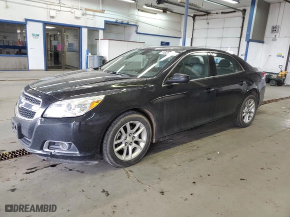 2013 Chevrolet Malibu ECO with VIN 1G11F5RR3DF110537, listed as a Copart auction lot 48251915 with 125,938 mi miles and Salvage Title. Bid and sale history available at carsss.com. Image 1.