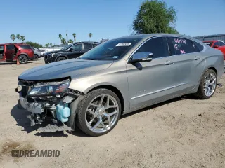 2017 Chevrolet Impala Premier with VIN 2G1145S36H9172704, listed as a Copart auction lot 52700995 with 114,742 mi miles and Salvage title. Bid and sale history available at DreamBid. Image 1.